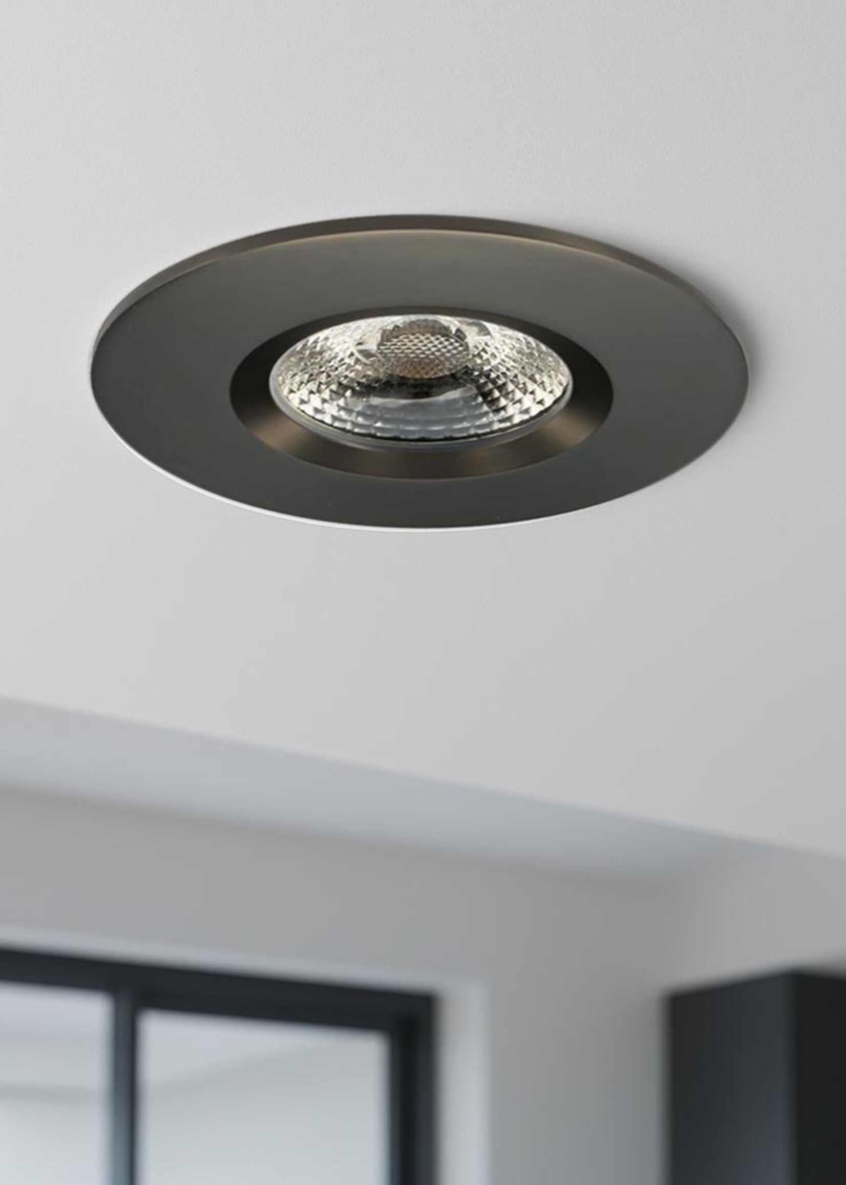 Badkamer InbouwLEDspot Kreta 8W, In Gun Metal, IP65