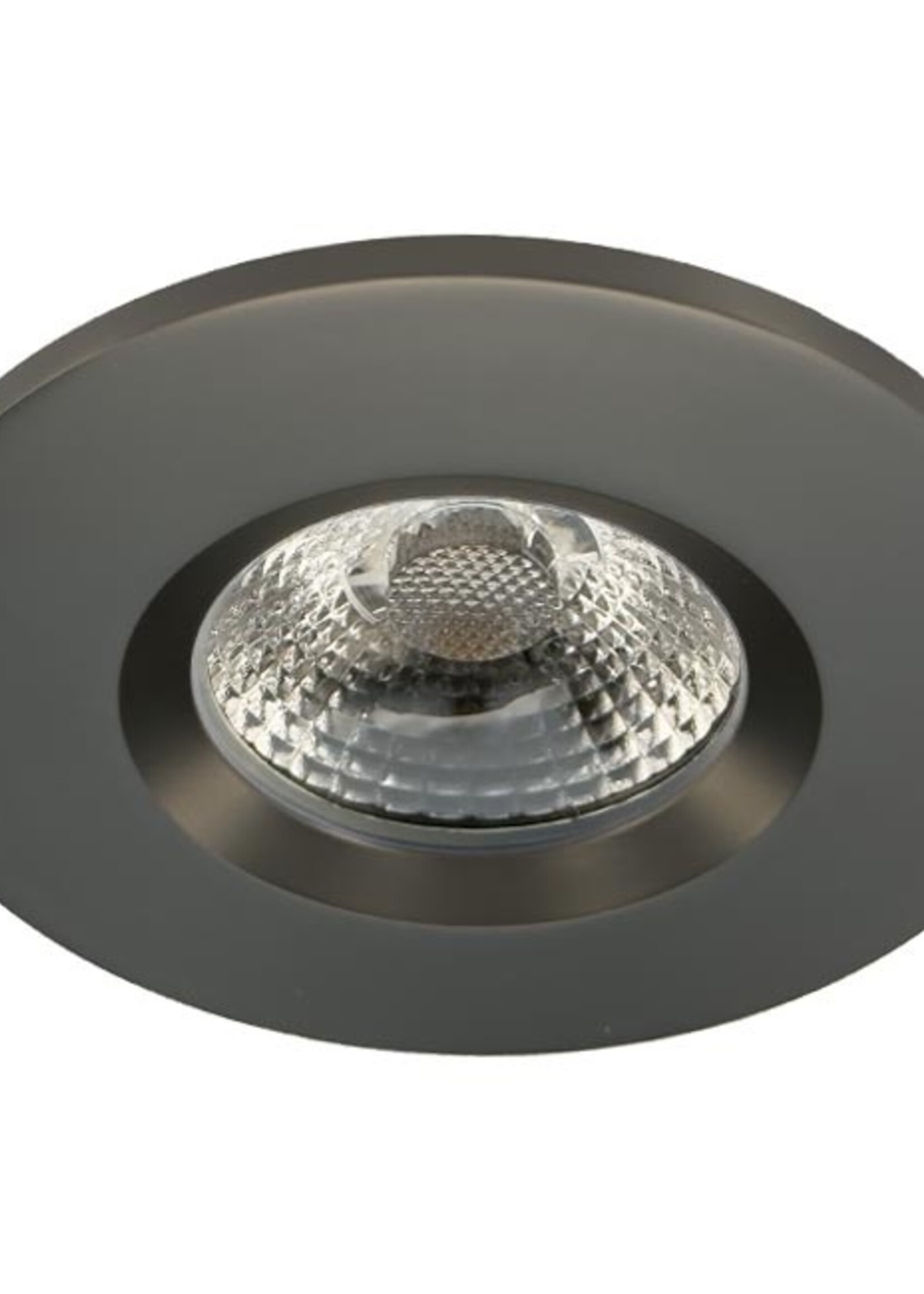 Badkamer InbouwLEDspot Kreta 8W, In Gun Metal, IP65