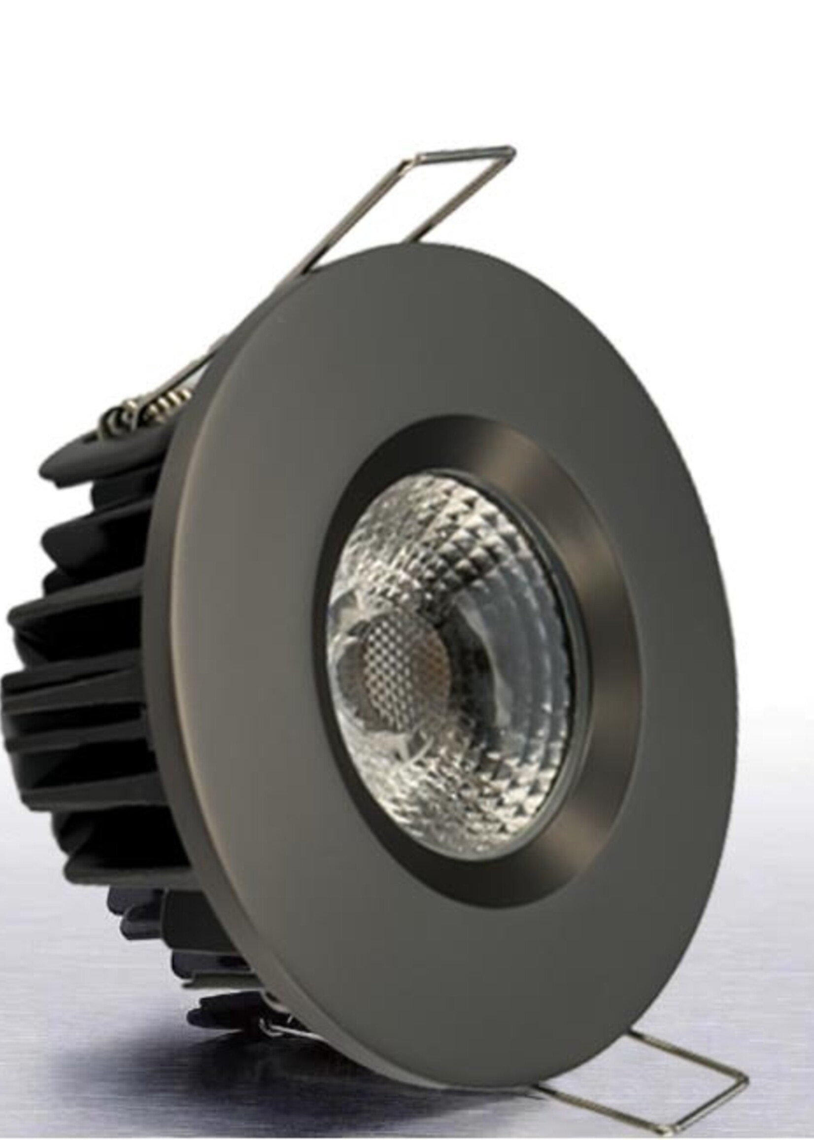 Badkamer InbouwLEDspot Kreta 8W, In Gun Metal, IP65