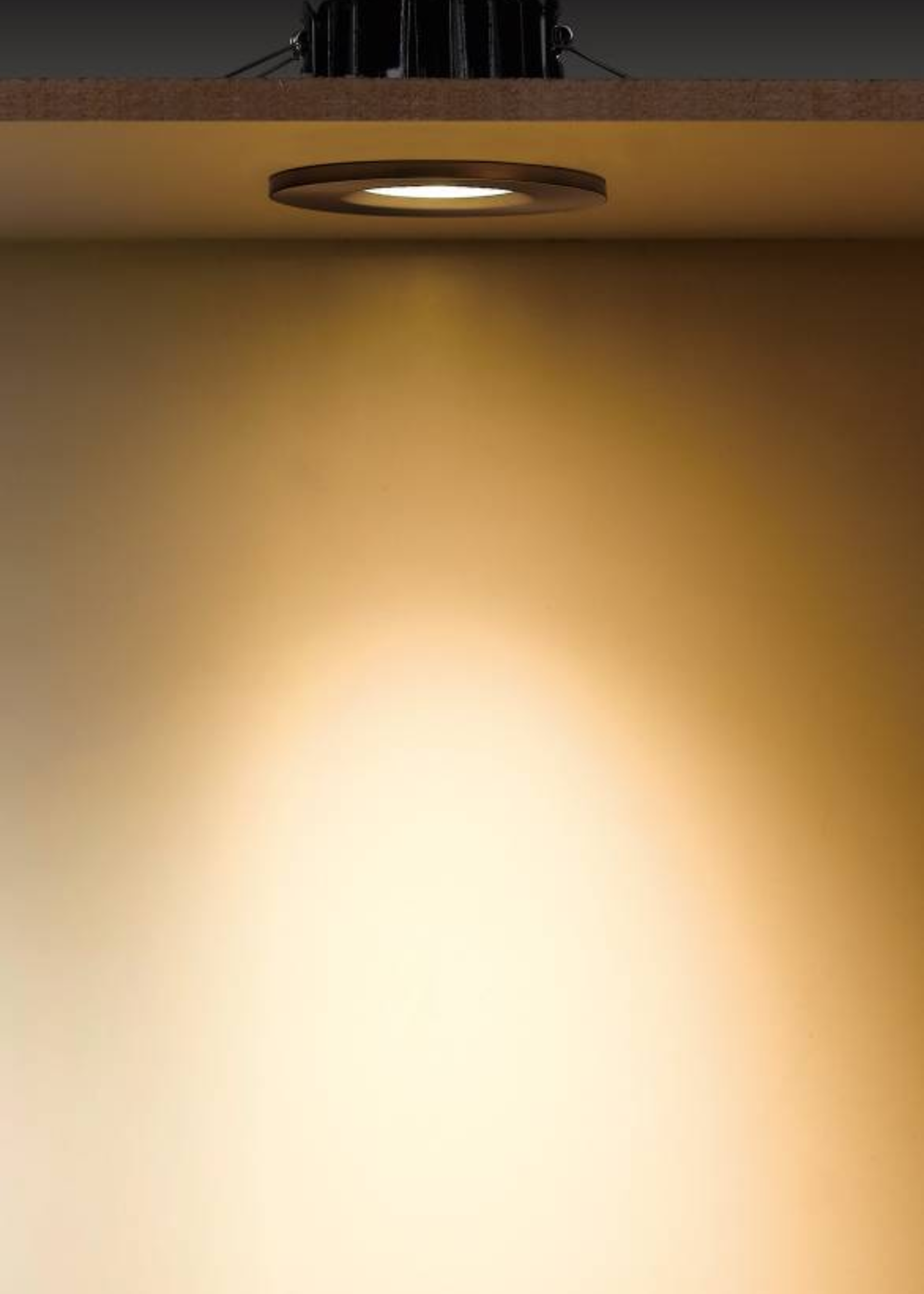 Badkamer InbouwLEDspot Kreta 8W, In Gun Metal, IP65