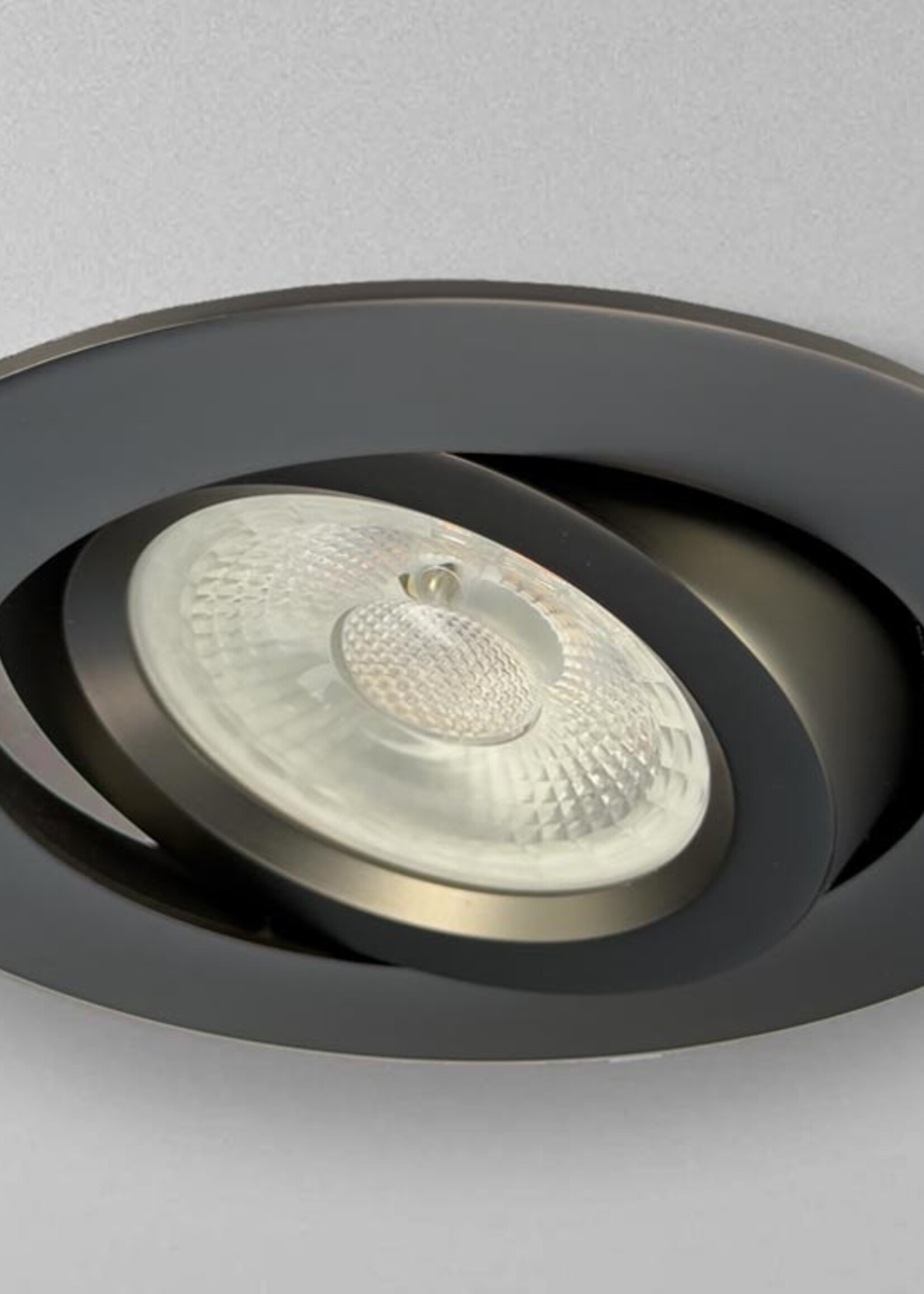 Set van 3 Inbouw Inbouw Ledspot Dublin, Gun Metal, 6 Watt, IP44