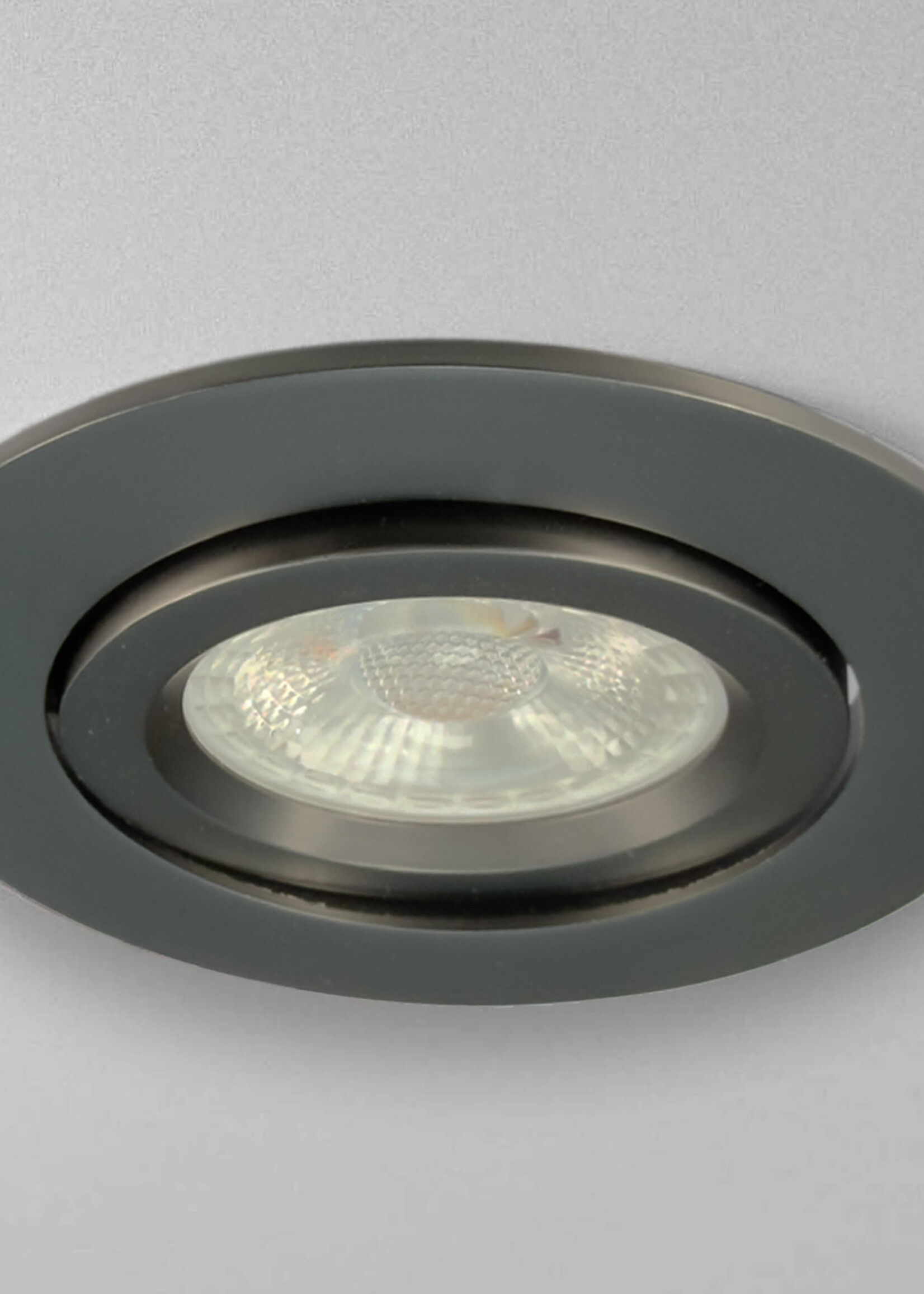 Set van 6 Inbouw Inbouw Ledspot Dublin, Gun Metal, 6 Watt, IP44