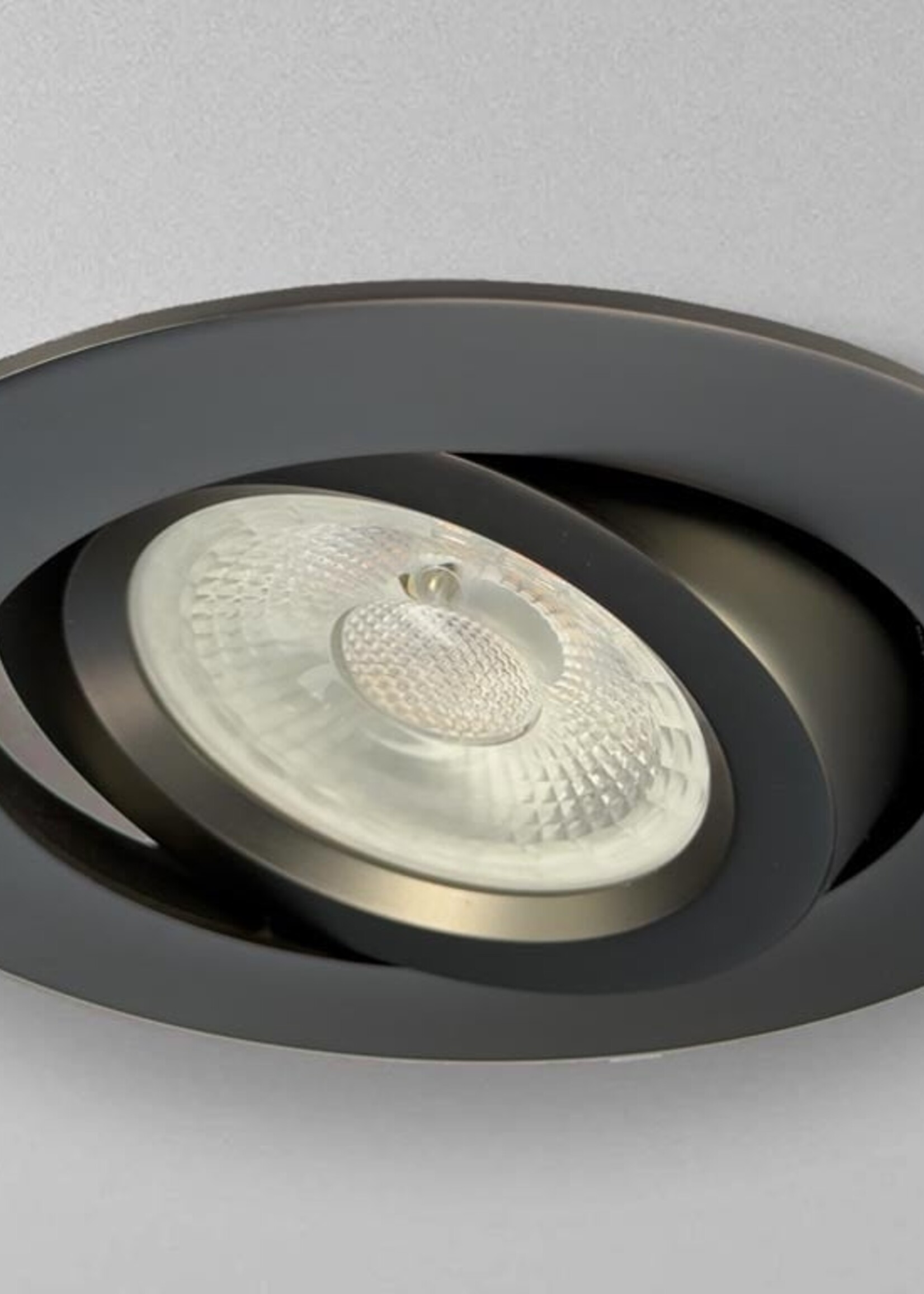 Set van 6 Inbouw Inbouw Ledspot Dublin, Gun Metal, 6 Watt, IP44