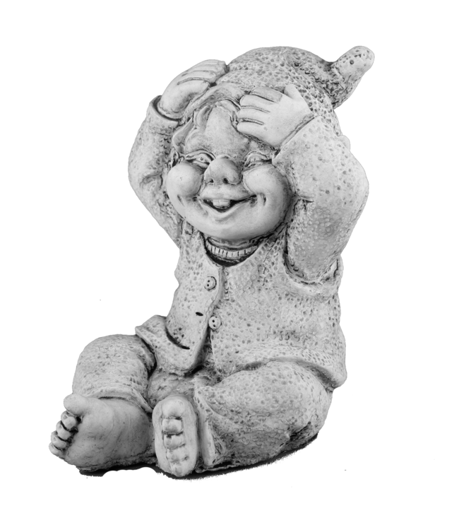 Trol klein handen hoog