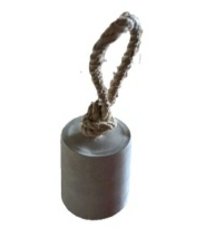 Deurstopper sisal touw grijs