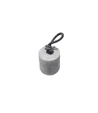 Deurstopper zwart touw antraciet