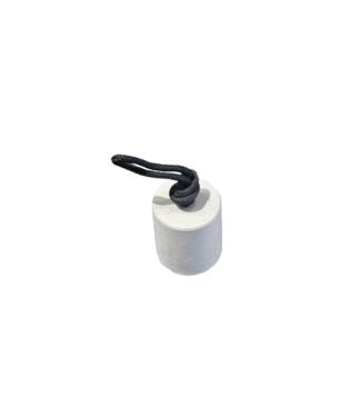 Deurstopper zwart touw grijs