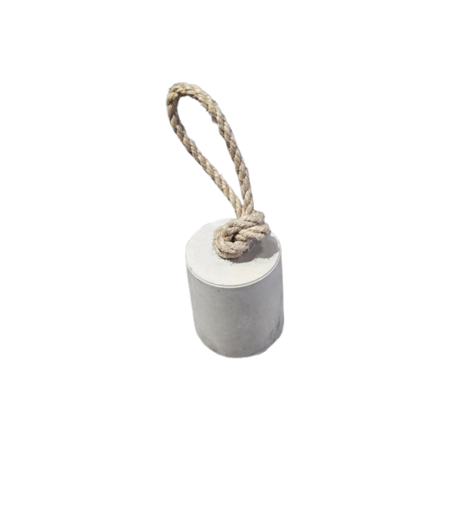 Deurstopper sisal touw grijs