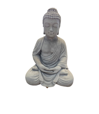 Boedha lotus antraciet