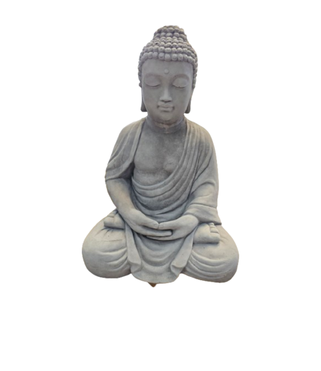 Boedha lotus antraciet