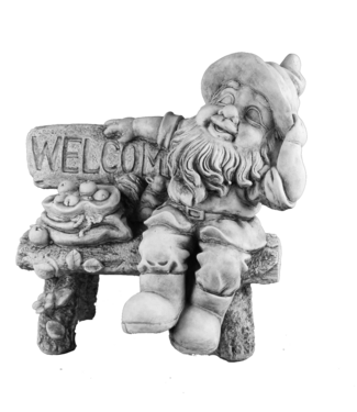 Kabouter op bank welcome