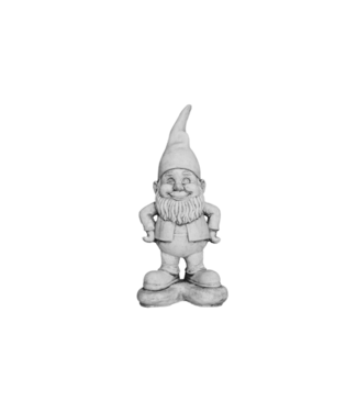 Kabouter handen in zij klein