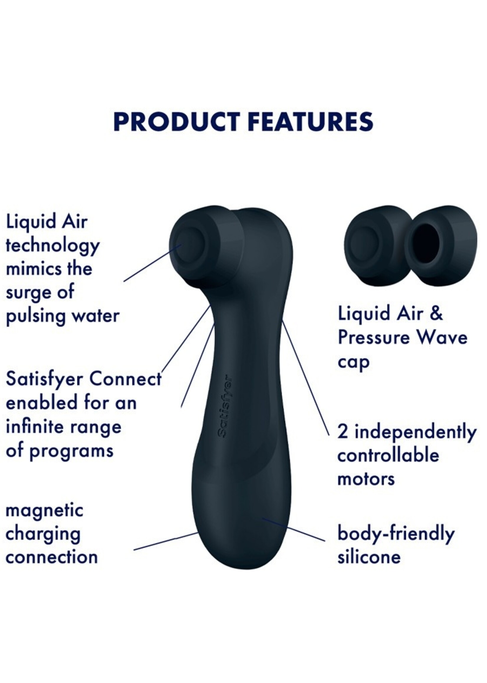Satisfyer Pro 2 Generatie 3 – Drukgolfvibrator met app-bediening