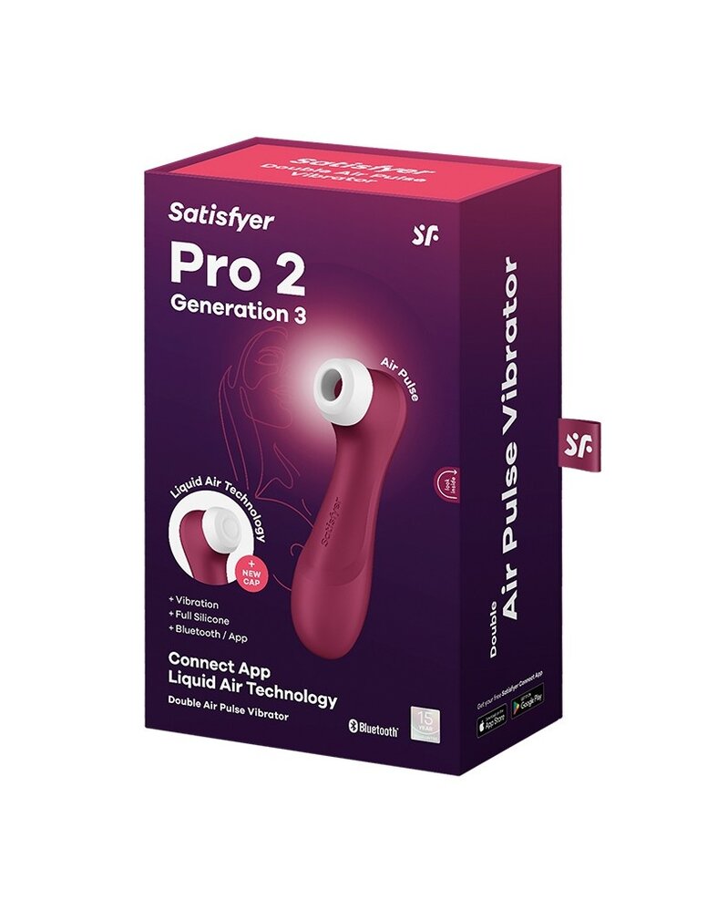 Satisfyer Pro 2 Generatie 3 – Drukgolfvibrator met app-bediening