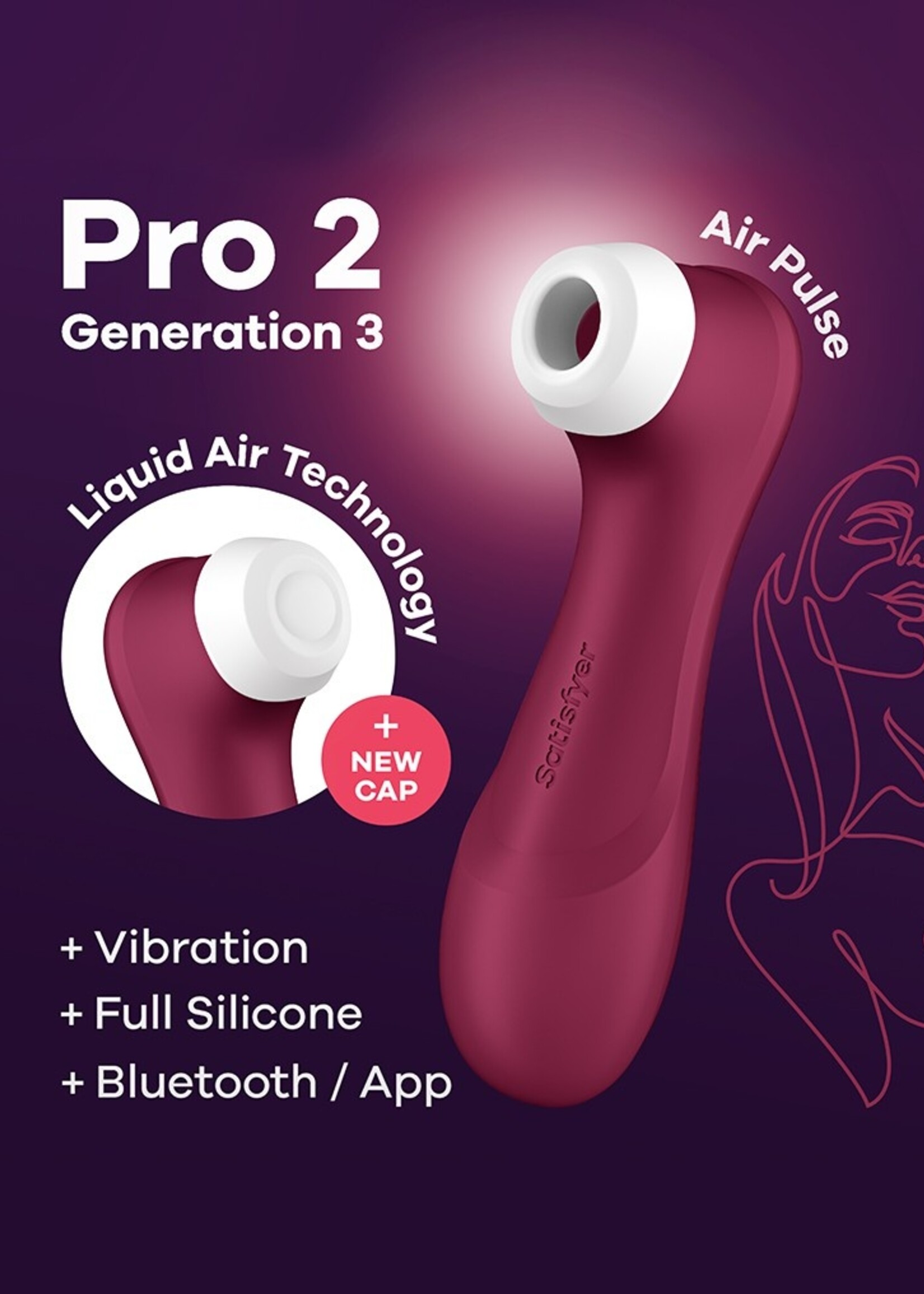 Satisfyer Pro 2 Generation 3 – Druckwellenvibrator mit App-Steuerung