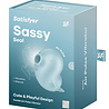 Satisfyer Sassy Seal - Vibromasseur à double moteur à ondes de pression