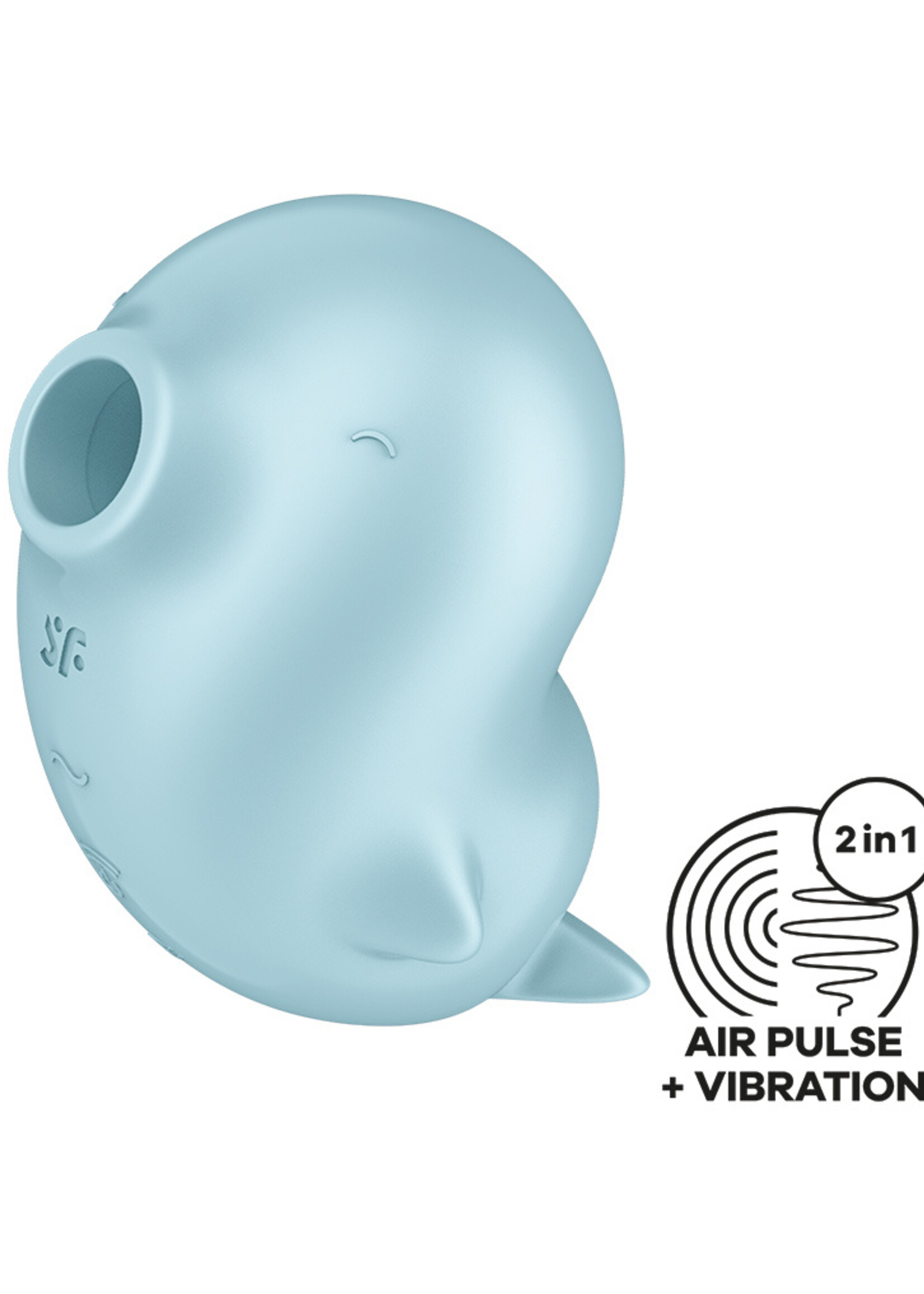 Satisfyer Sassy Seal - Vibromasseur à double moteur à ondes de pression