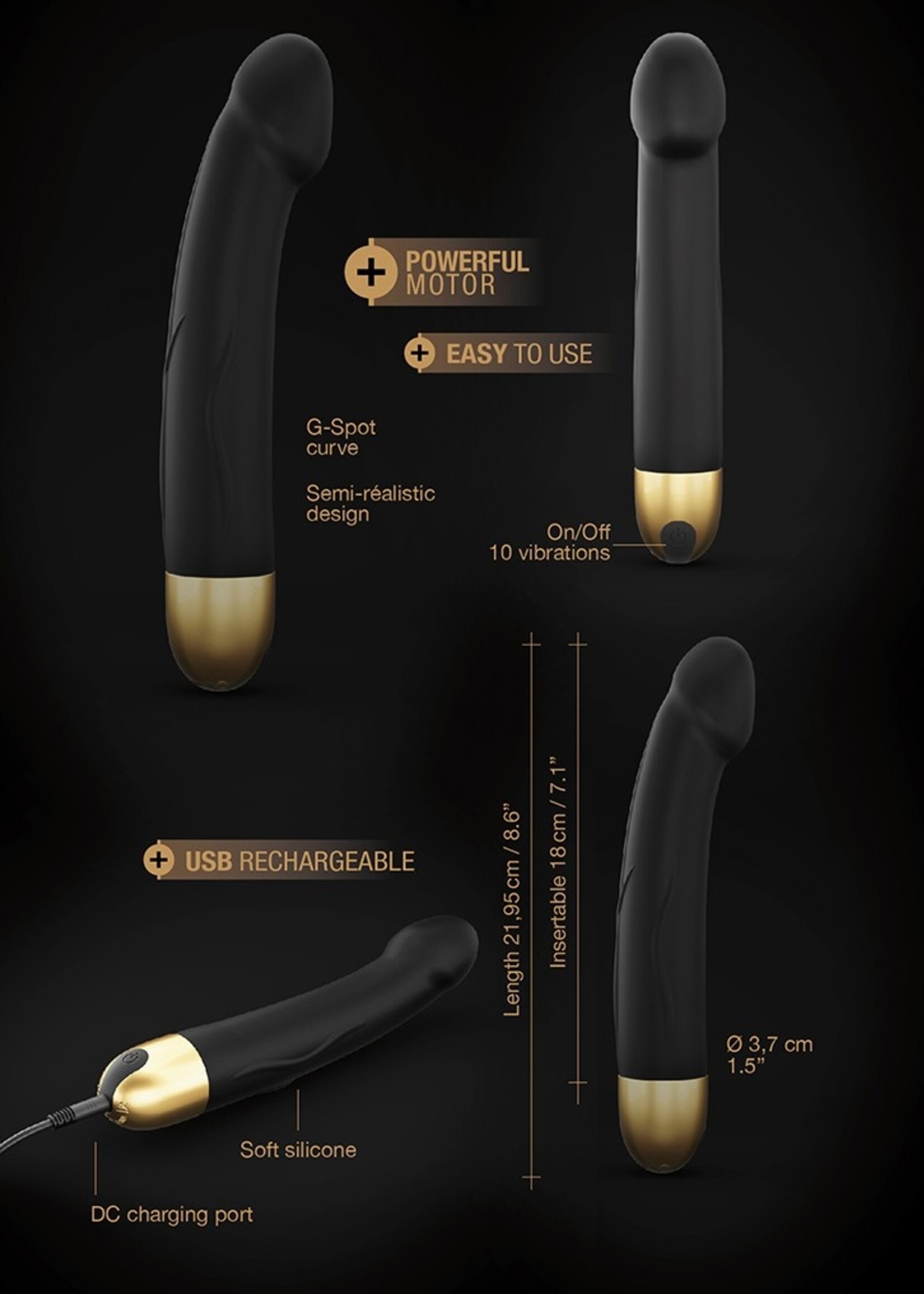 Dorcel Real Vibration M 2.0 - Klassieke vibrators