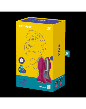 Satisfyer Satisfyer Rotator Plug 2+ - Vibromasseur Anal Puissant avec Contrôle par Appli