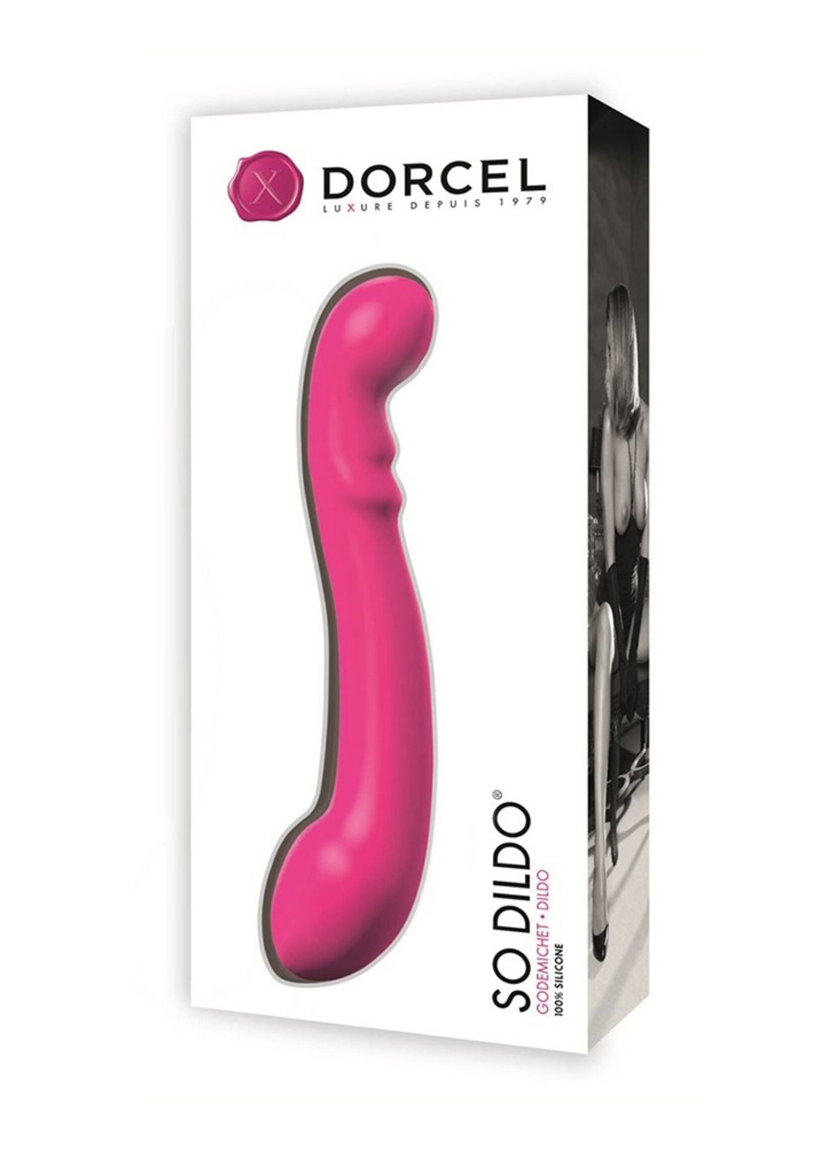 Dorcel So Dildo – Dubbele dildo 22,4 cm (3,5–4,9 cm Ø)