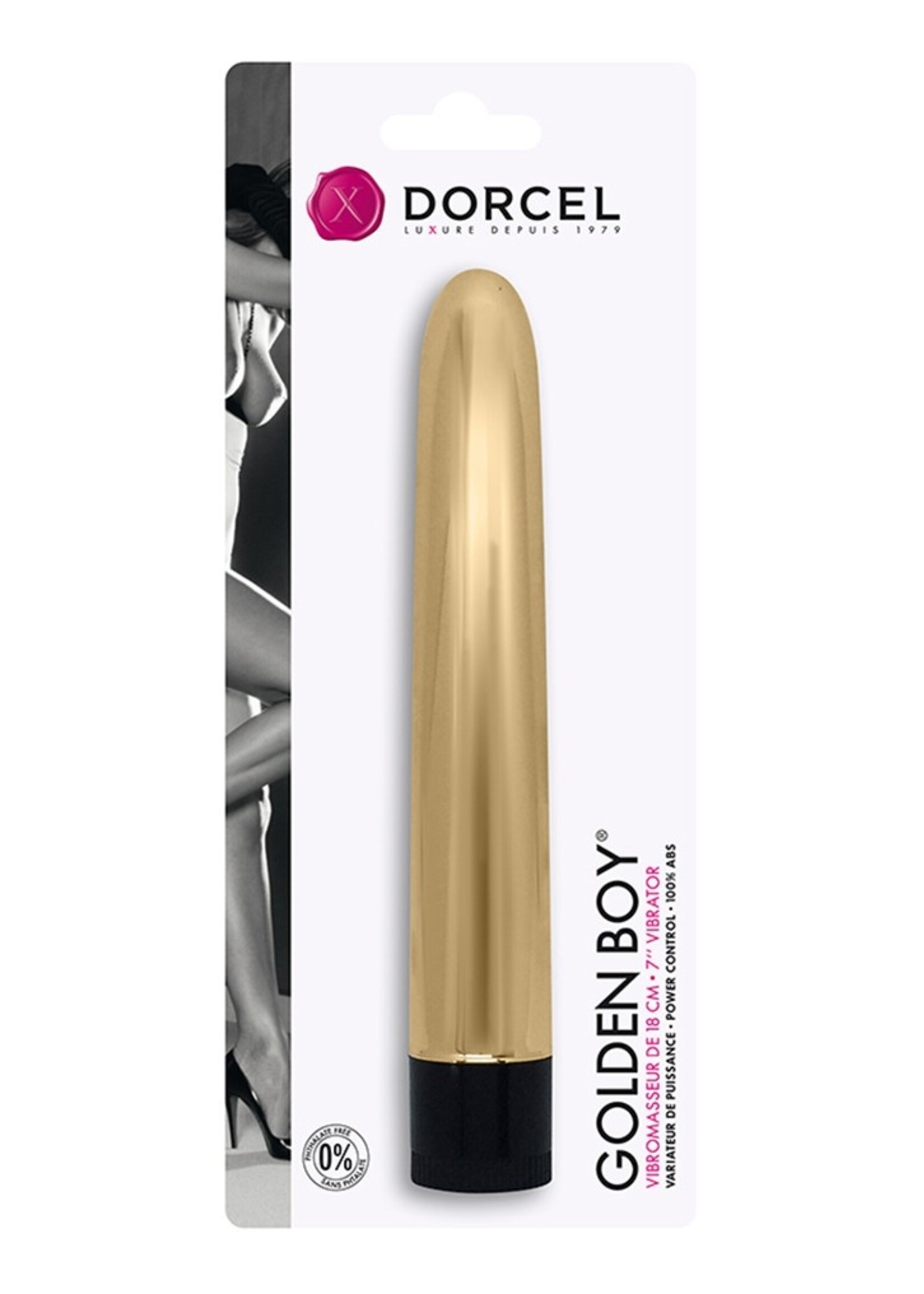 Dorcel Golden Boy – Vibromasseur classique pour un pur plaisir