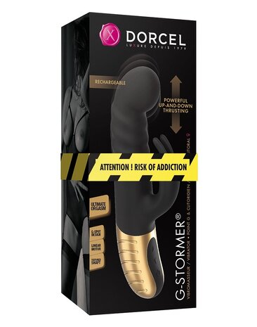 Dorcel Dorcel G-Stormer Thrusting Rabbit Vibromasseur – Stimulation profonde et vibrations agréables Dorcel Dorcel G-Stormer Thrusting Rabbit Vibromasseur – Stimulation profonde et vibrations agréables