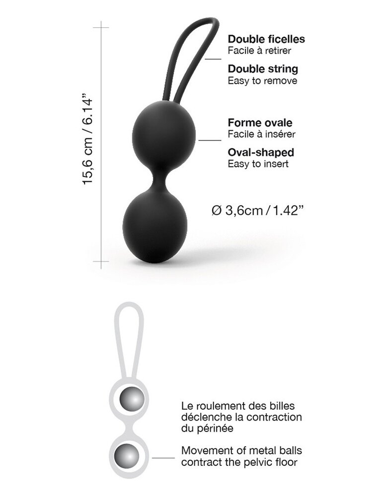 Dorcel Dorcel Dual Balls – Sinnliches Beckenbodentraining für mehr Lust Dorcel Dorcel Dual Balls – Sinnliches Beckenbodentraining für mehr Lust