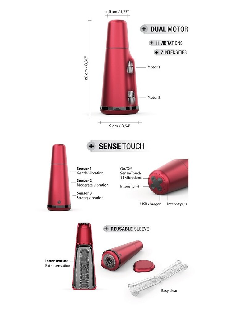 Dorcel Dorcel Deep Sense – Intense enjoyment with Sense Touch technology