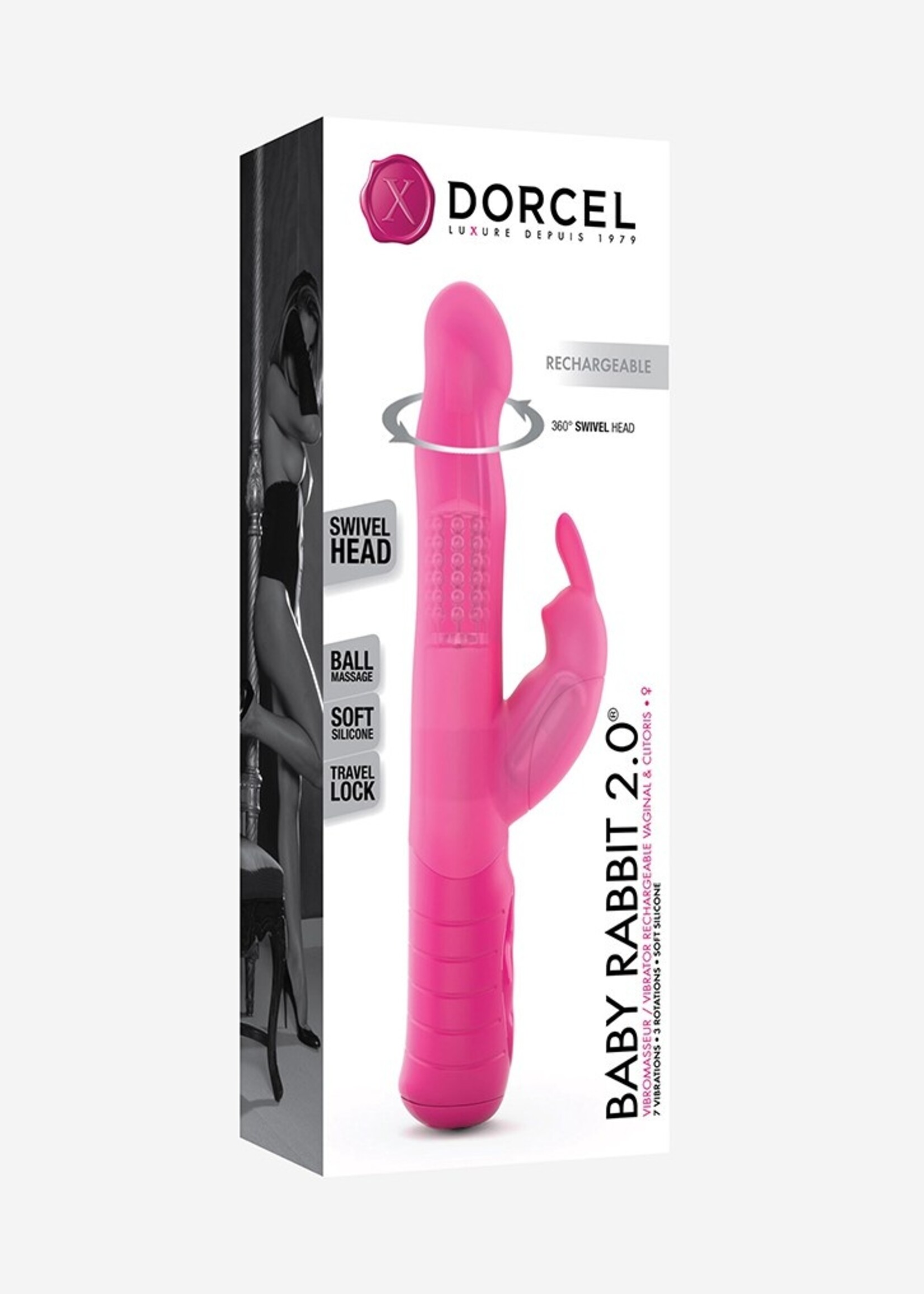 Dorcel Baby Rabbit 2.0 – Double stimulation pour des moments de plaisir intenses