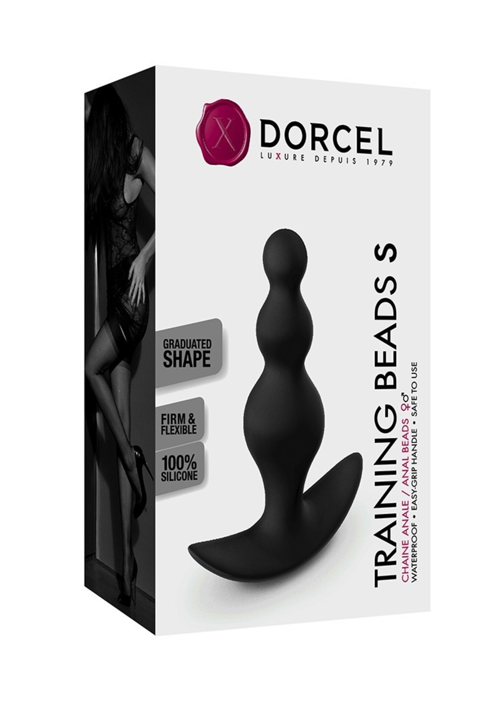 Dorcel Trainingskralen maat S – Anale kralen 10 cm