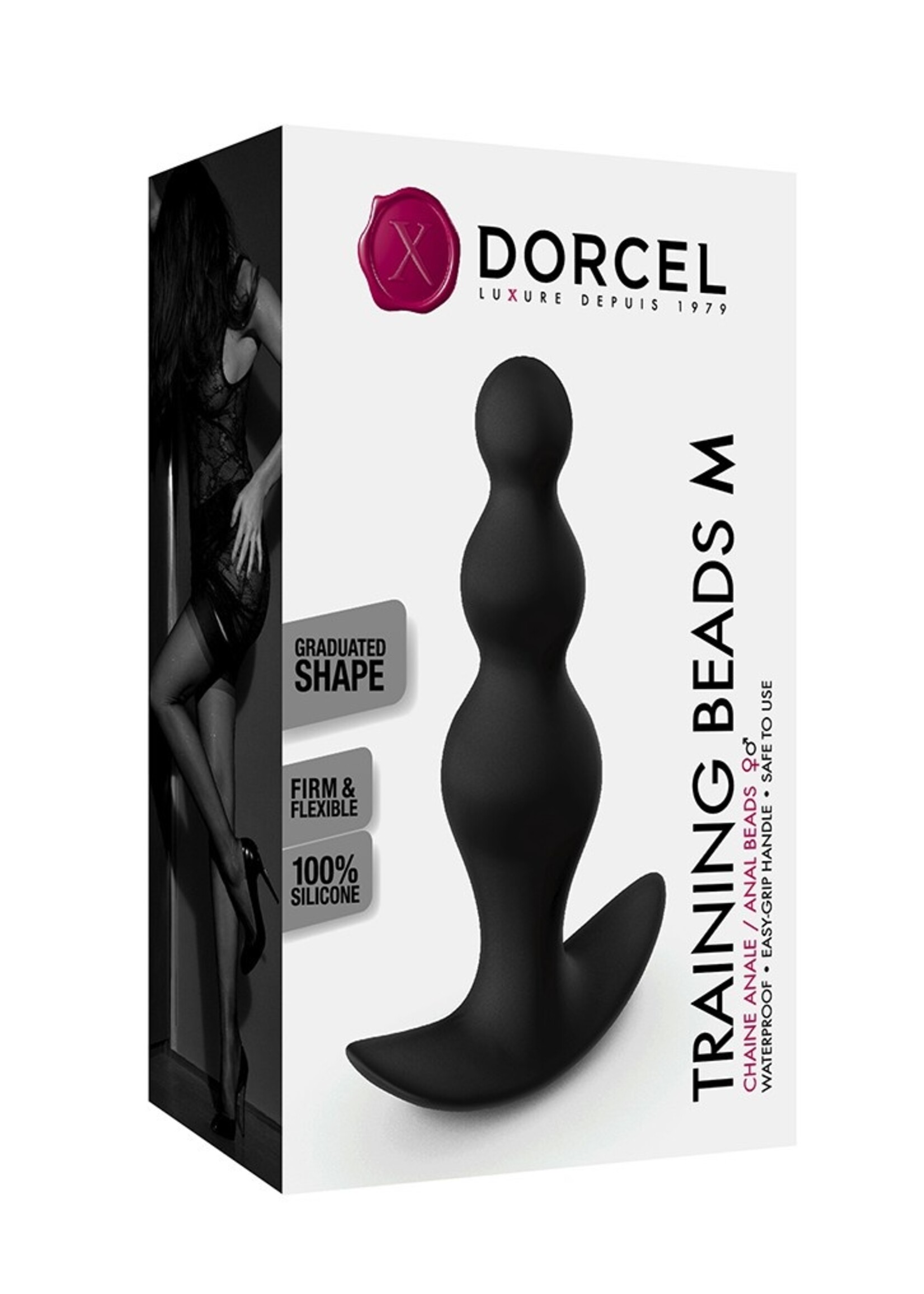 Dorcel Trainingsperlen Größe M – Analkugeln 11,5 cm