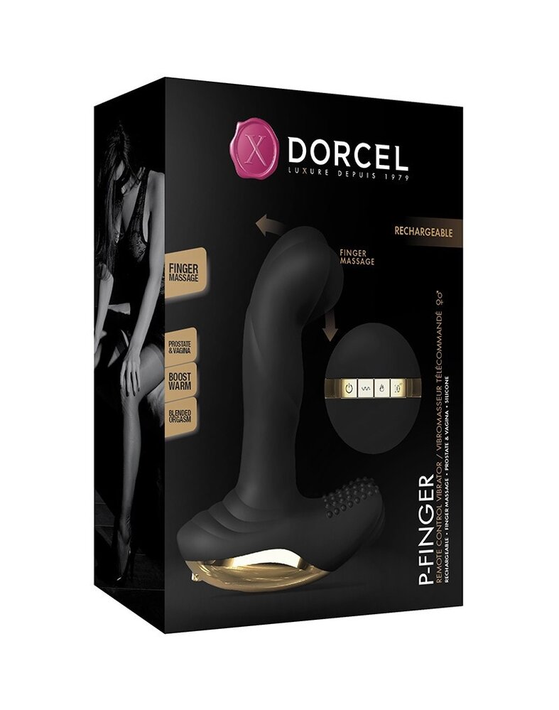 Dorcel Dorcel P-Finger – remote control vibrator for intense stimulation