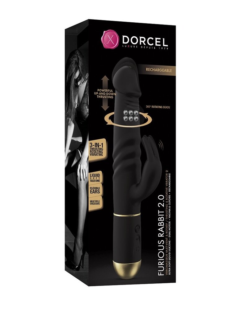 Dorcel Dorcel Furious Rabbit 2.0 – Thrusting & Rotating Vibrator Dorcel Dorcel Furious Rabbit 2.0 – Thrusting & Rotating Vibrator