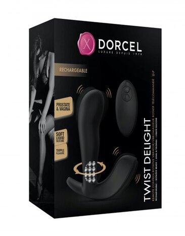 Dorcel Dorcel Twist Delight – Plug anal vibrant à triple stimulation Dorcel Dorcel Twist Delight – Plug anal vibrant à triple stimulation