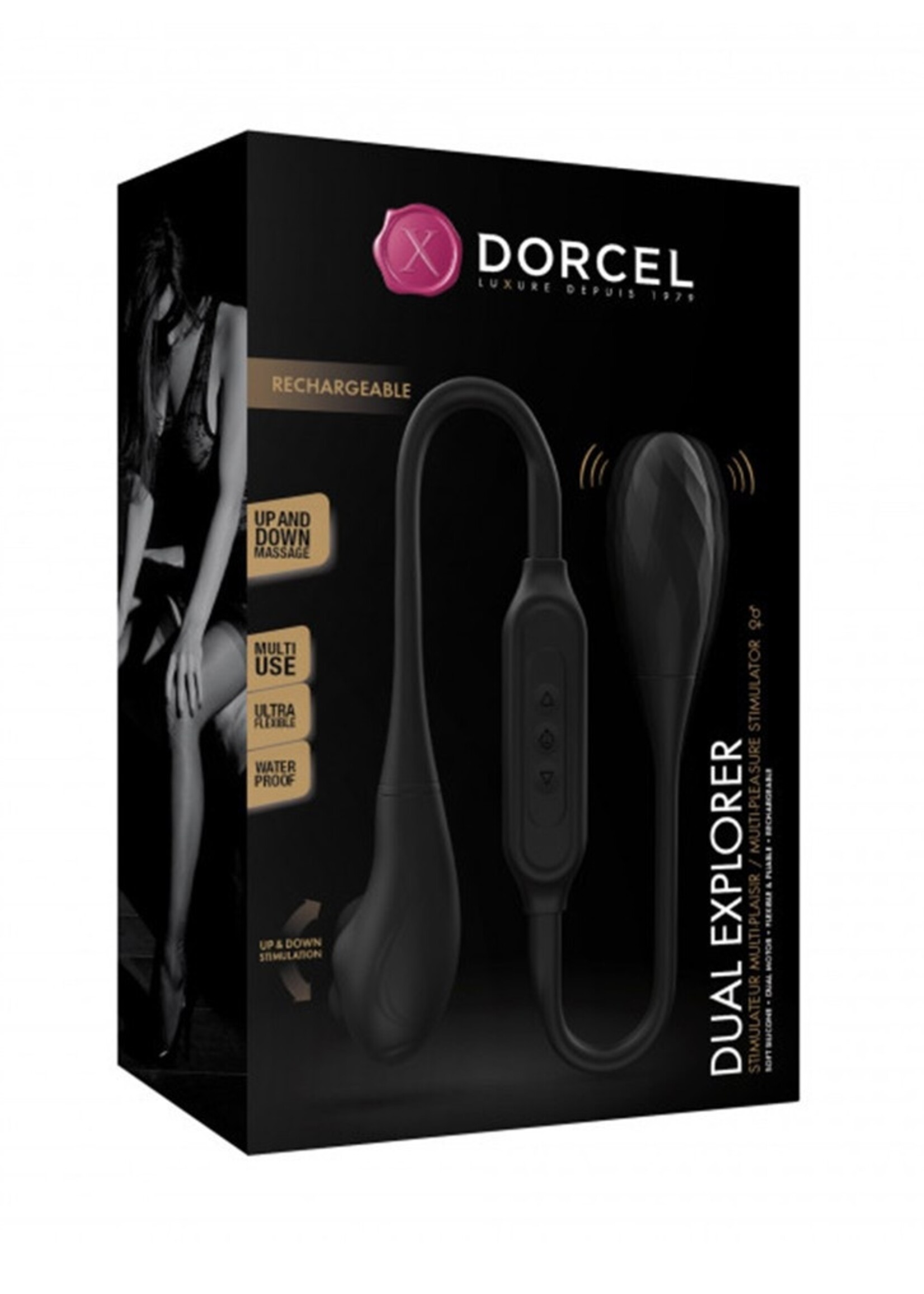 Dorcel Dual Explorer – Analvibrator mit Vibration & Stoßfunktion