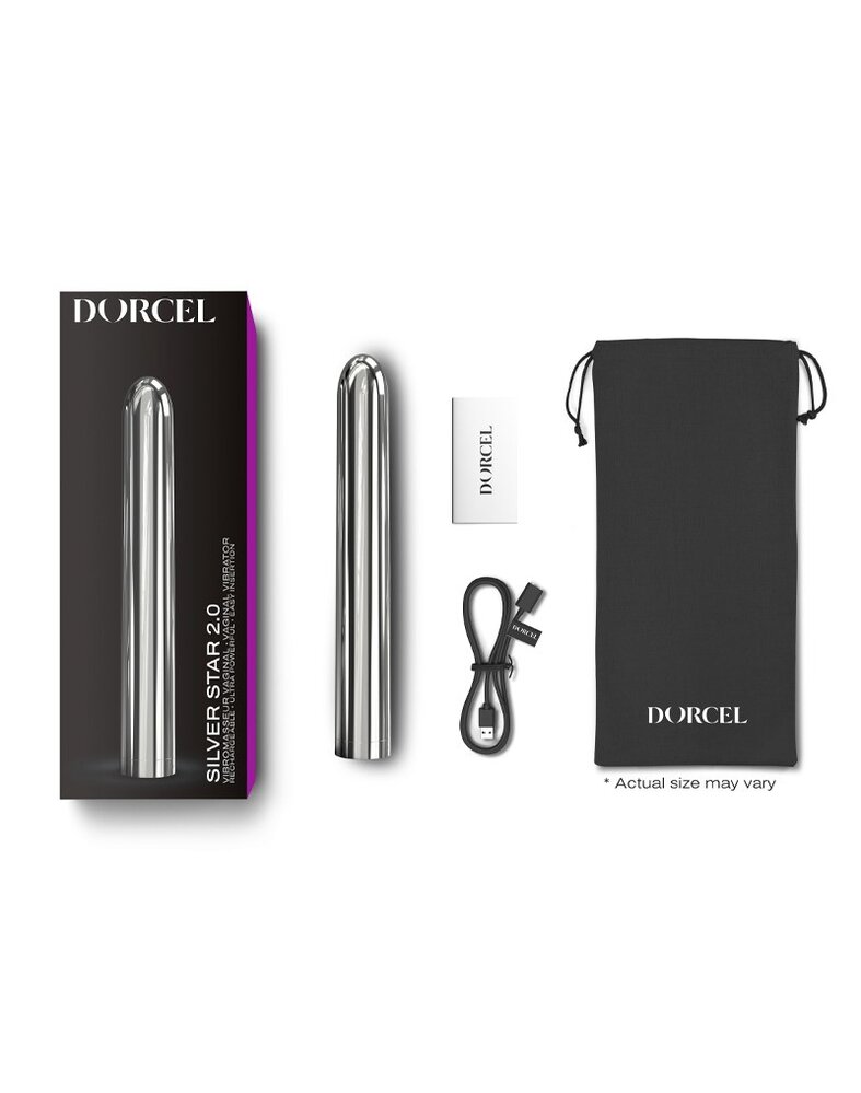 Dorcel Dorcel Silver Star 2.0 – Bullet vibrator with 10 vibration modes Dorcel Dorcel Silver Star 2.0 – Bullet vibrator with 10 vibration modes