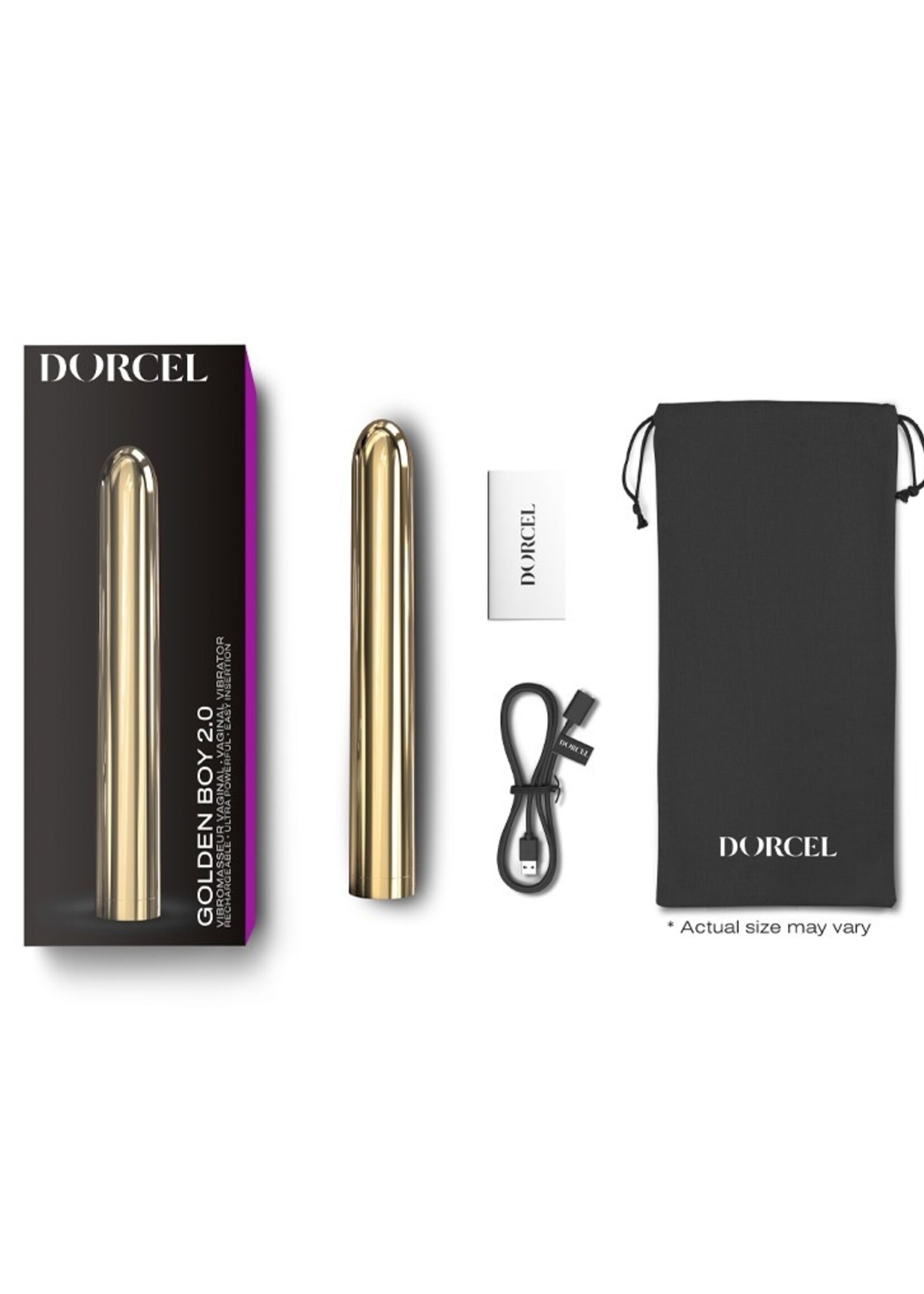 Dorcel Golden Boy 2.0 Bullet Vibrateur – Un pur plaisir doré