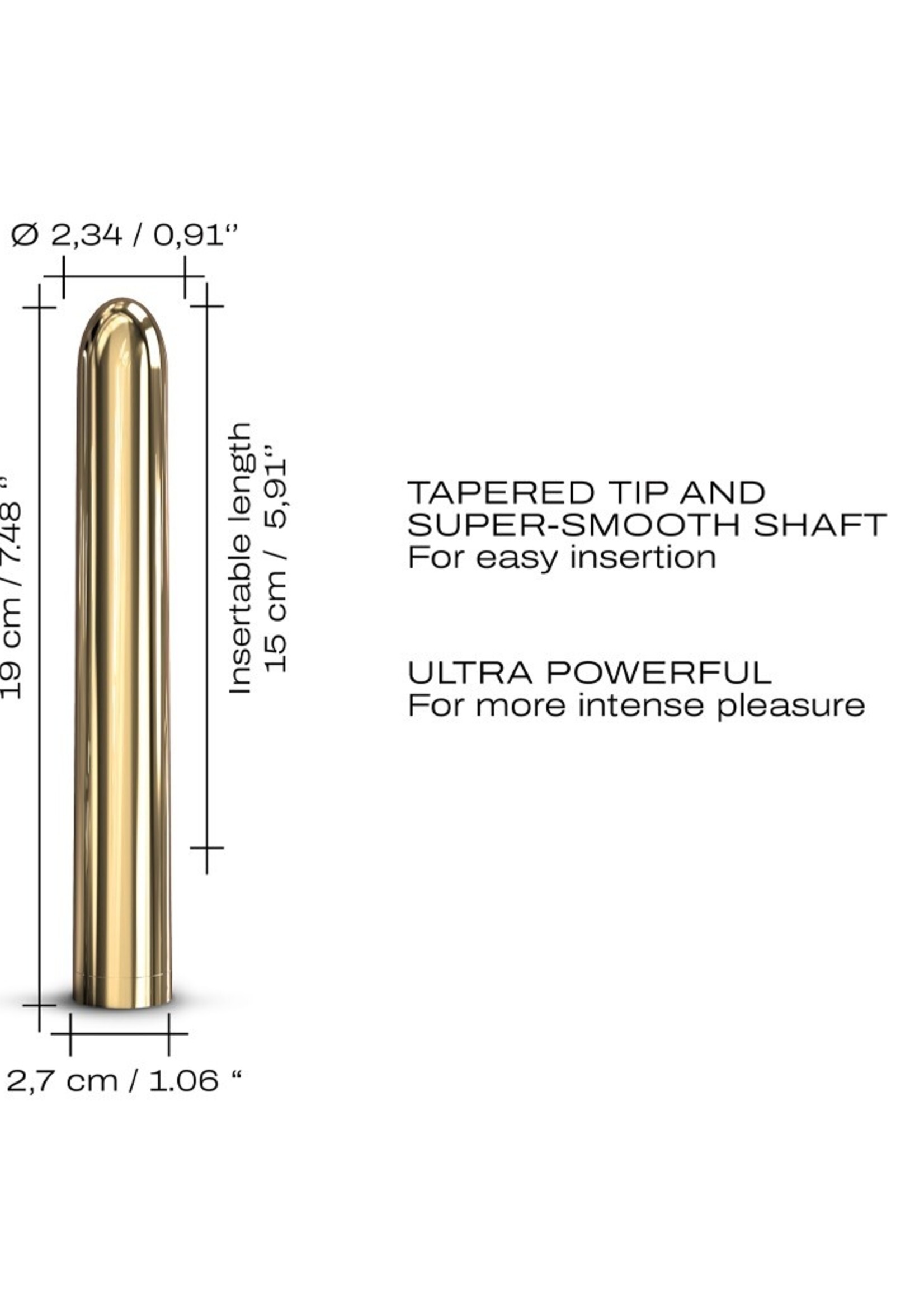 Dorcel Golden Boy 2.0 Bullet Vibrateur – Un pur plaisir doré