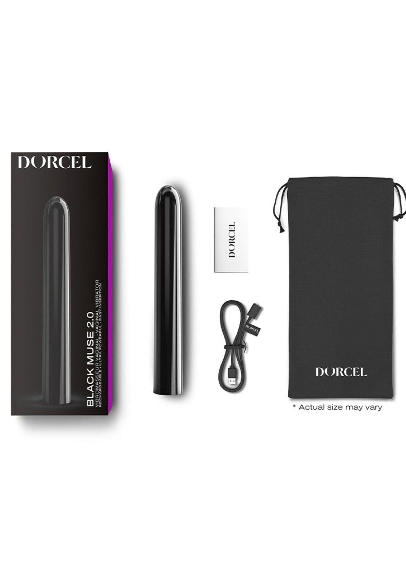 Dorcel Vibromasseur Bullet Dorcel Black Muse 2.0 – Libérez le pouvoir de séduction