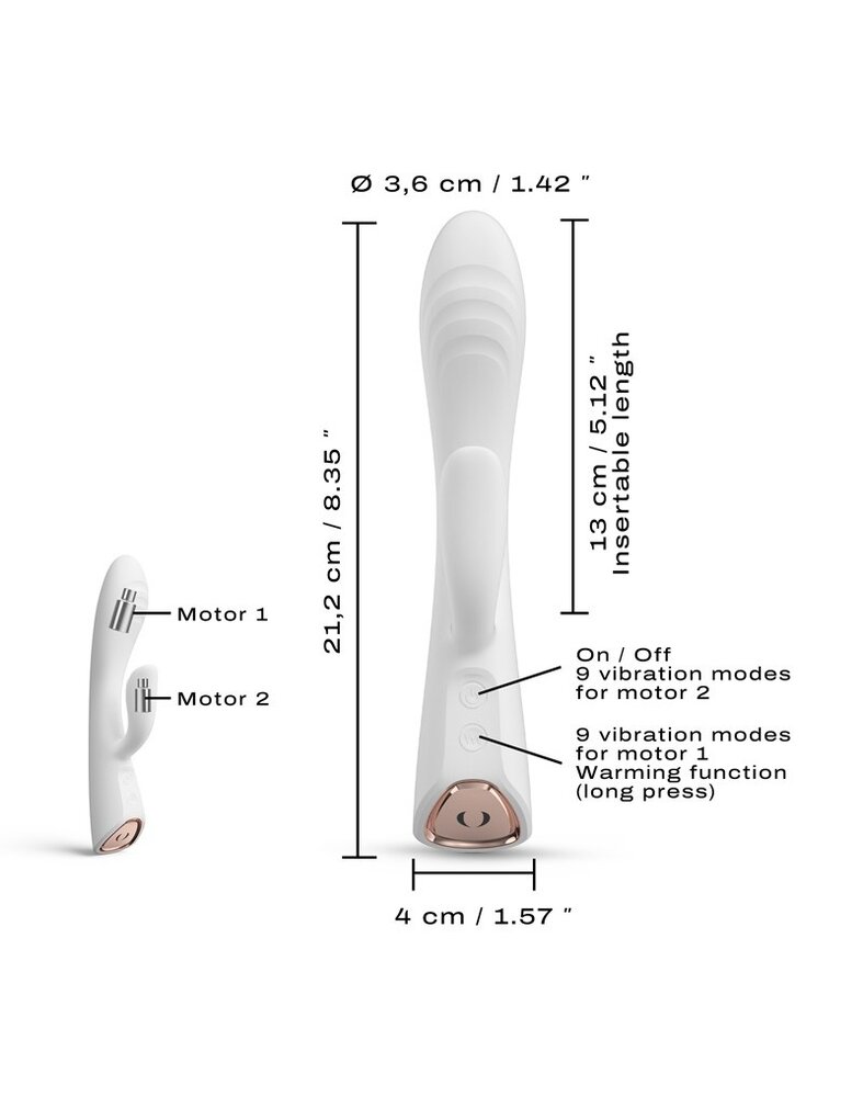 Dorcel Vibromasseur Chauffant Dorcel Flexi Rabbit – Ultra-Souple & Double Stimulation Dorcel Vibromasseur Chauffant Dorcel Flexi Rabbit – Ultra-Souple & Double Stimulation