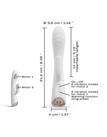 Dorcel Vibromasseur Chauffant Dorcel Flexi Rabbit – Ultra-Souple & Double Stimulation Dorcel Vibromasseur Chauffant Dorcel Flexi Rabbit – Ultra-Souple & Double Stimulation