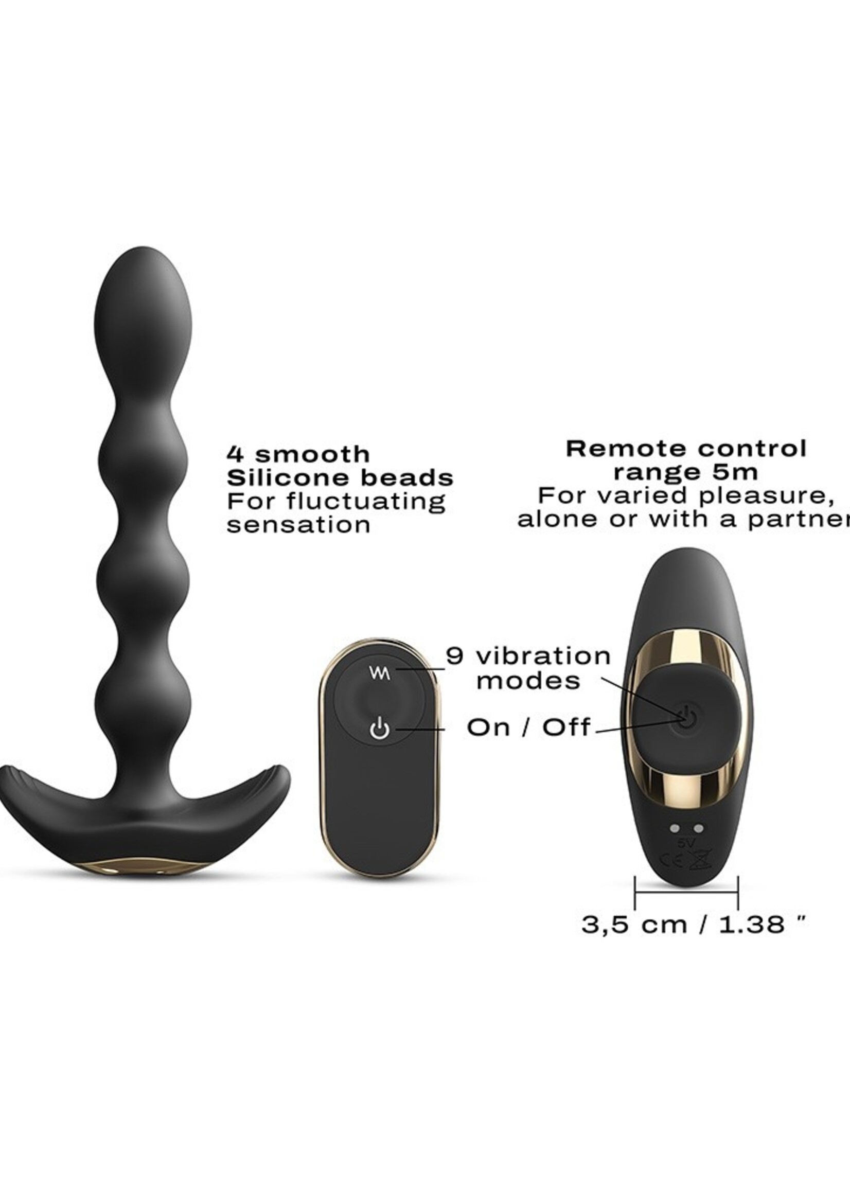 Dorcel Flexi Balls – vibromasseur anal avec télécommande