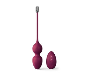 Dorcel Love Balls - Vibrerende Kegel Balletjes met Afstandsbediening - Plum