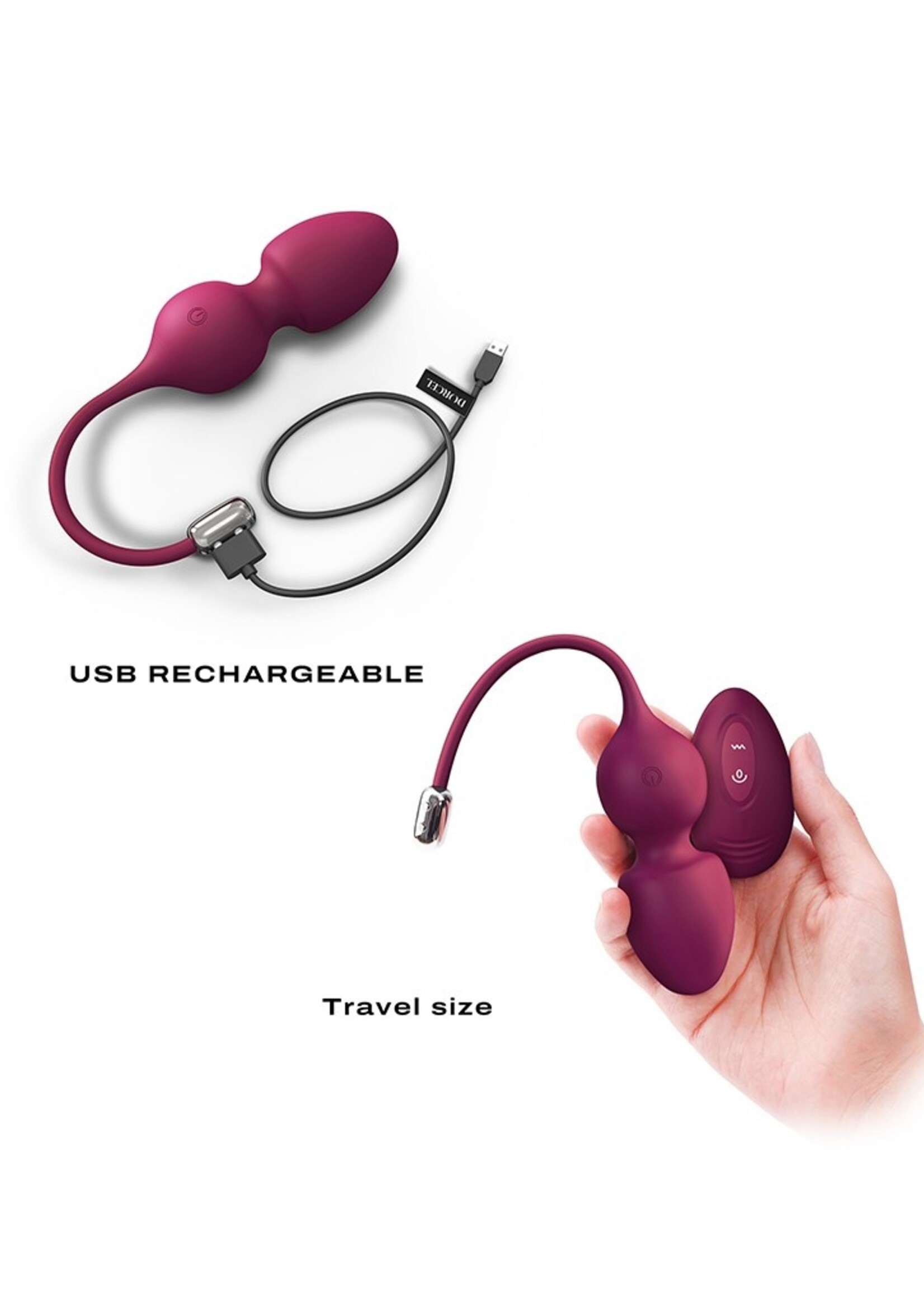 Dorcel Love Balls – Kegel Balls + Fernbedienung