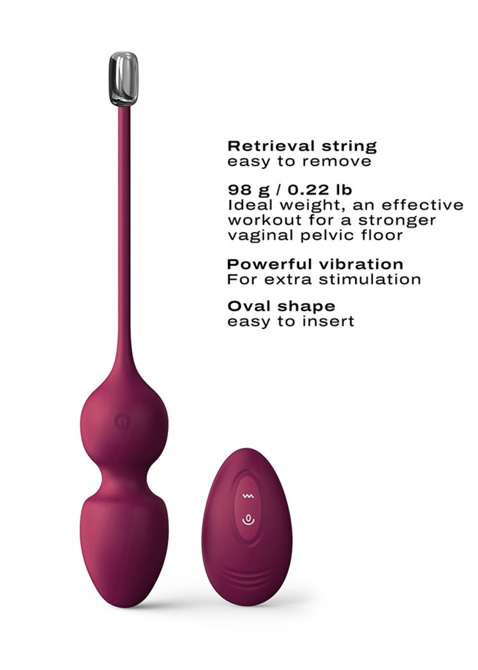 Dorcel Love Balls – Kegelballen + Afstandsbediening
