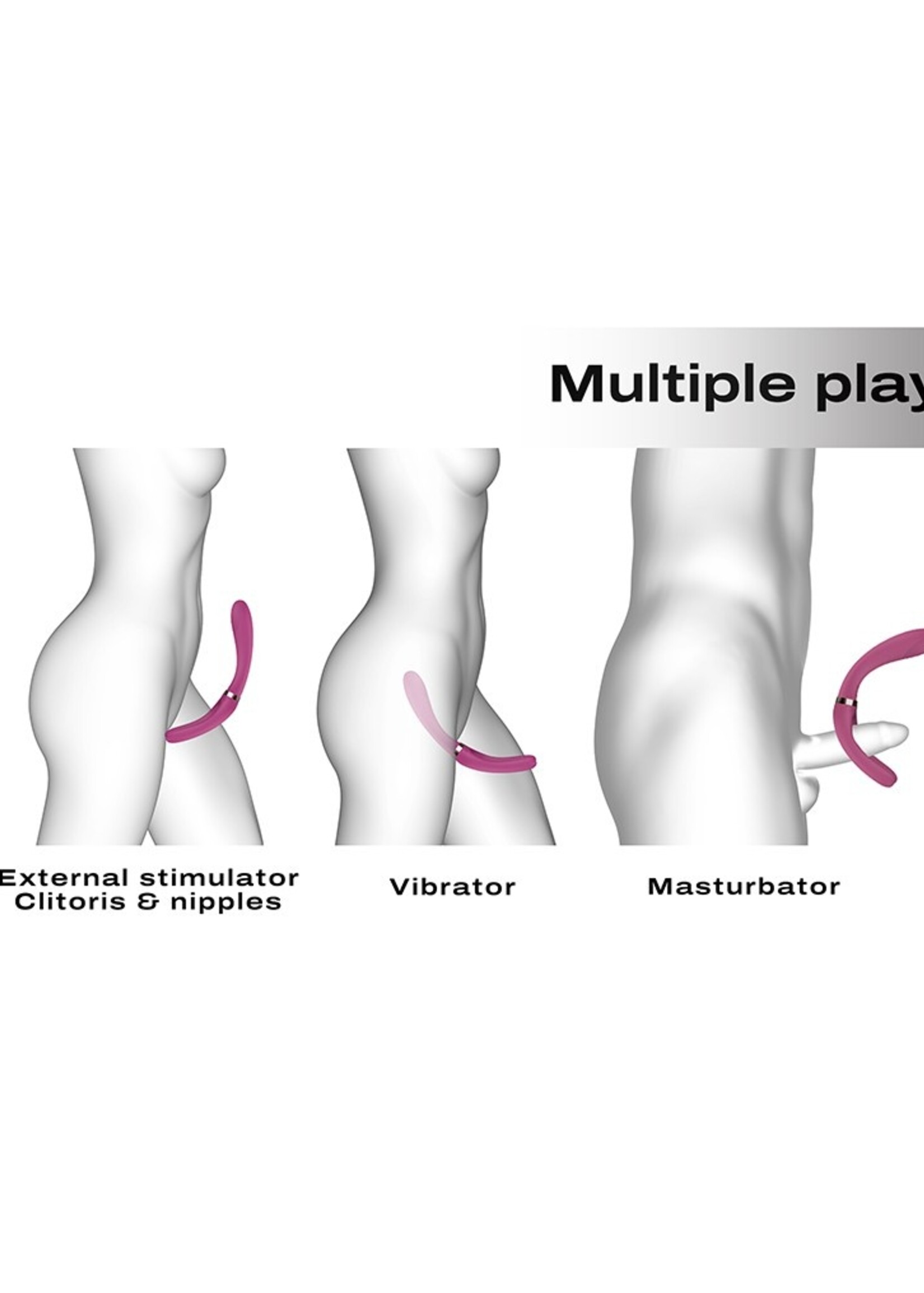 Dorcel Infinite Joy – Multivibrator + 360° flexibele armen