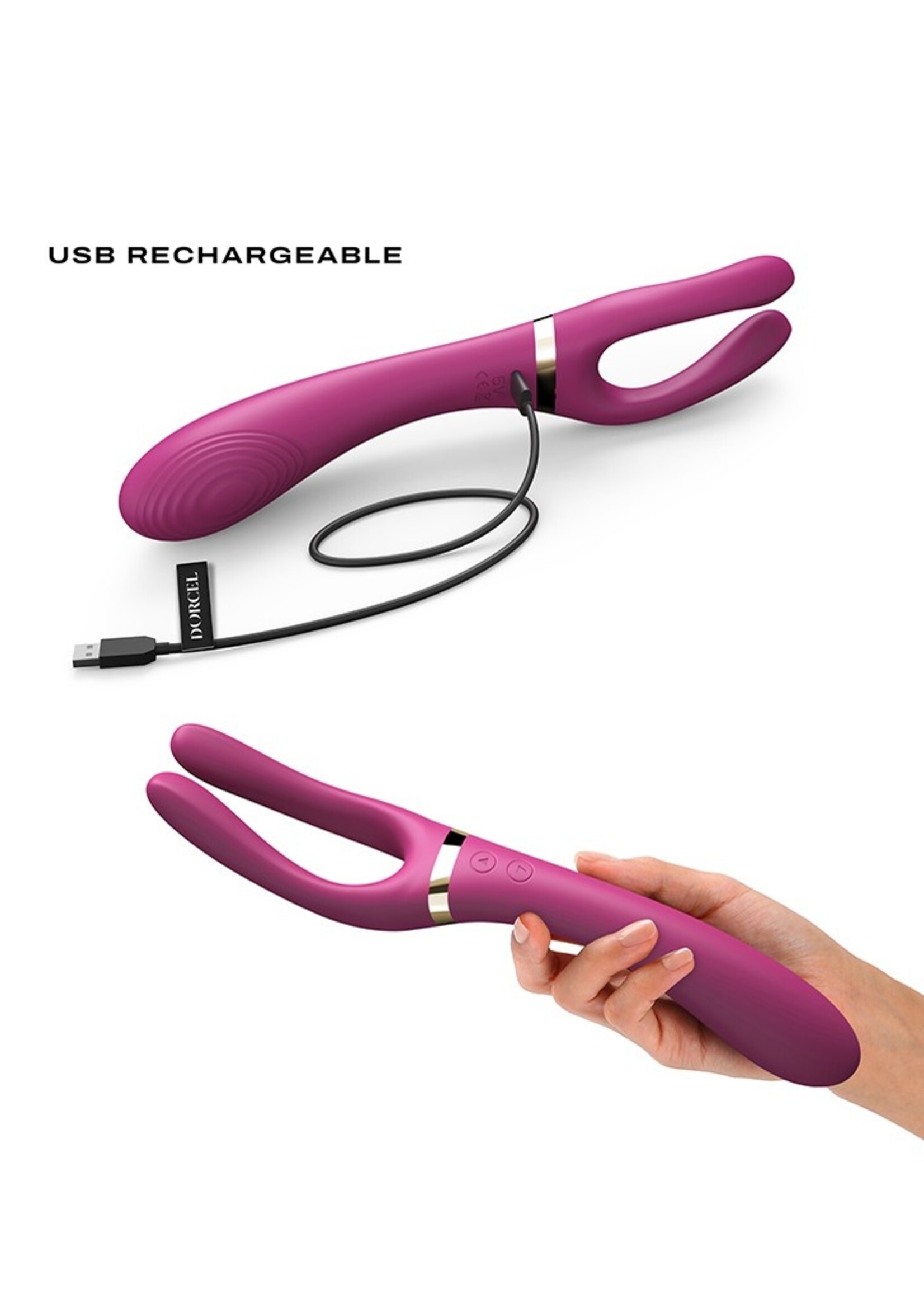 Dorcel Infinite Joy – Multivibrator + 360° flexibele armen