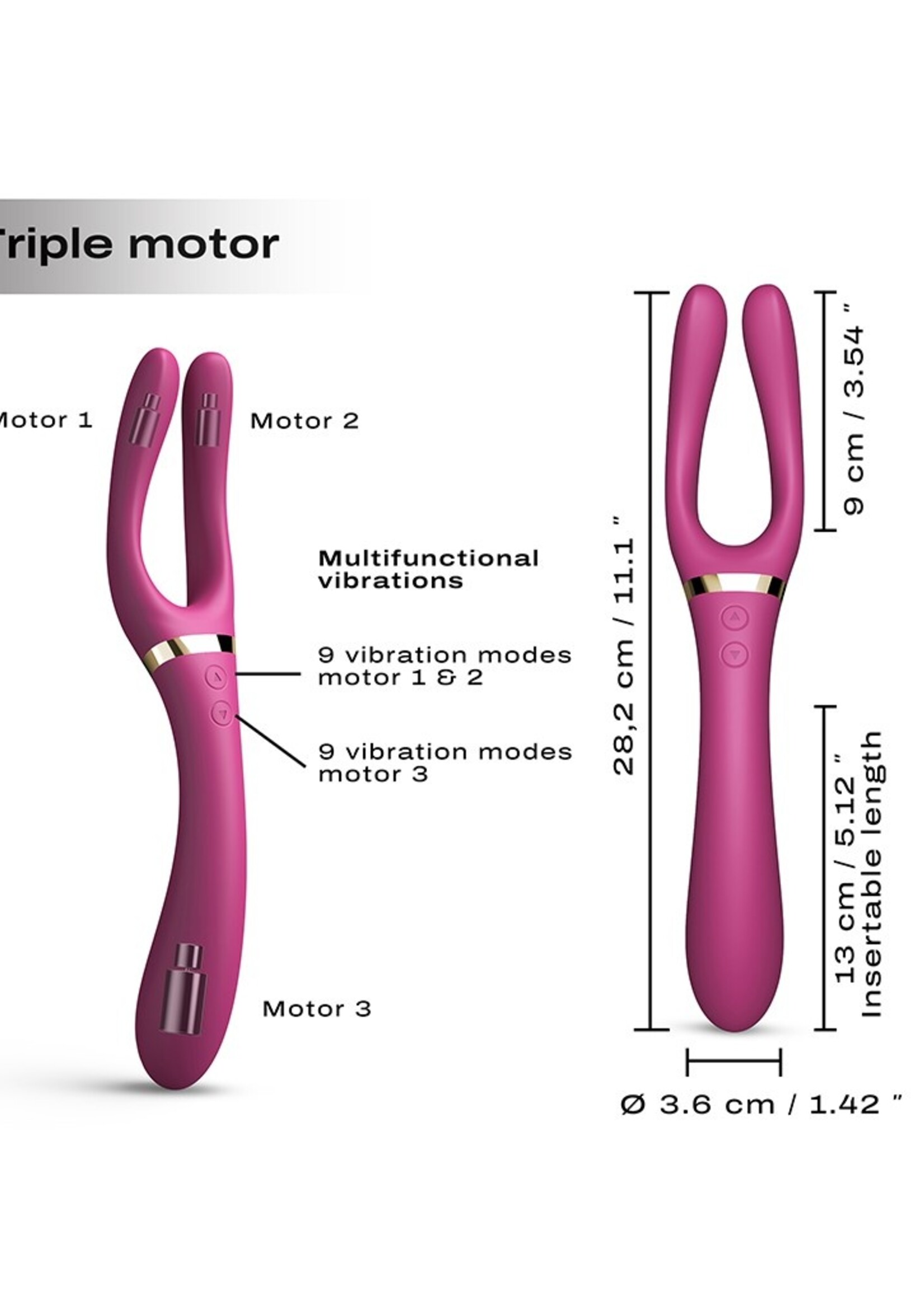 Dorcel Infinite Joy – Multivibrator + 360° flexibele armen