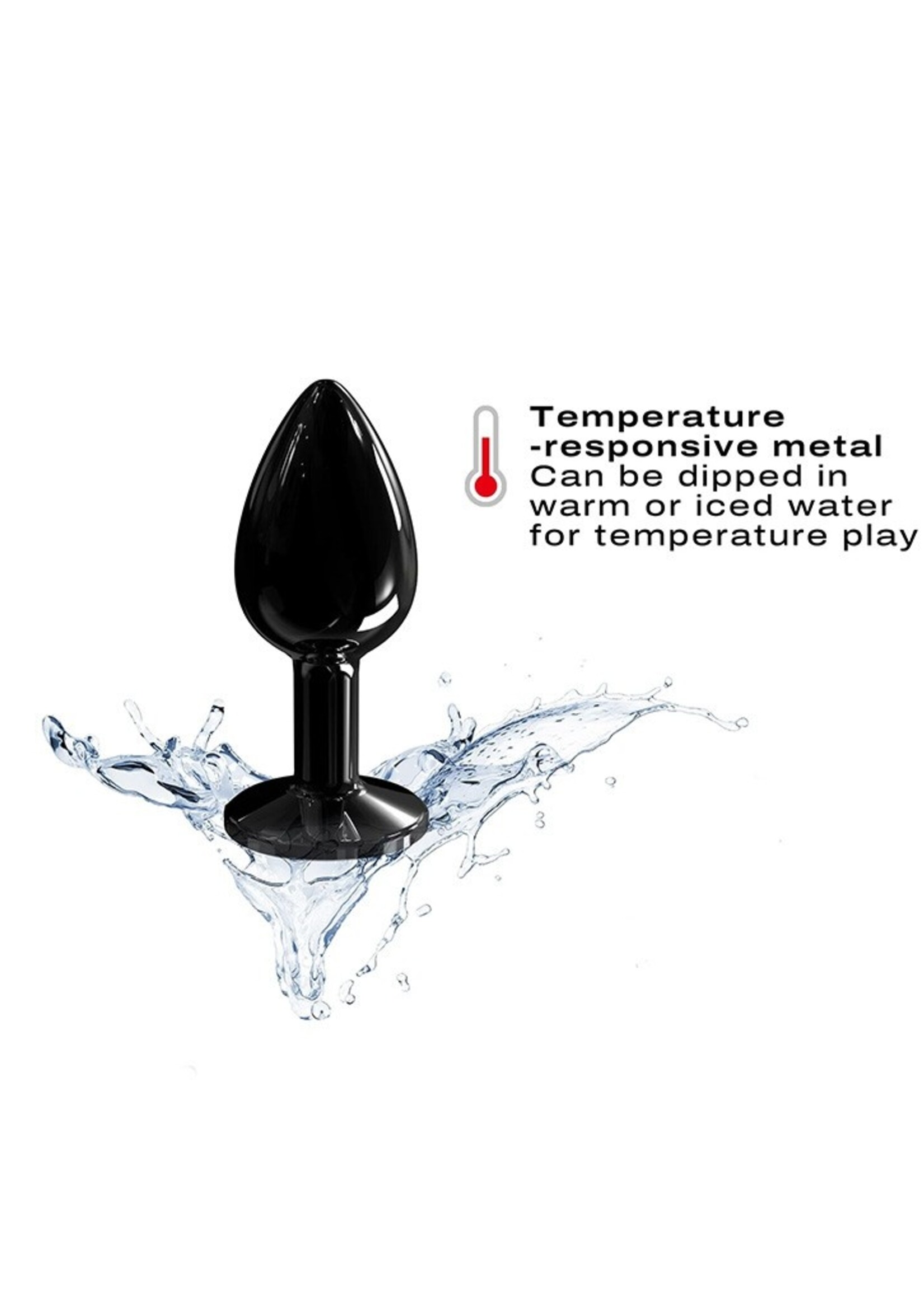 Dorcel Diamond Plug Maat S – Anale plug Ø2,7 x 7,1 cm met temperatuureffect