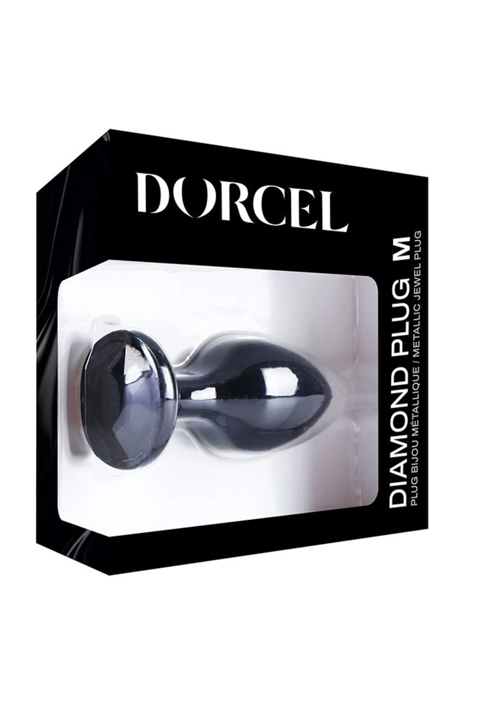 Dorcel Diamond Plug Größe M – Analplug Ø3,4 x 8,3 cm mit Temperatureffekt